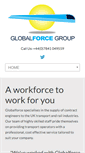 Mobile Screenshot of globalforcegroup.co.uk