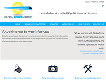 Tablet Screenshot of globalforcegroup.co.uk